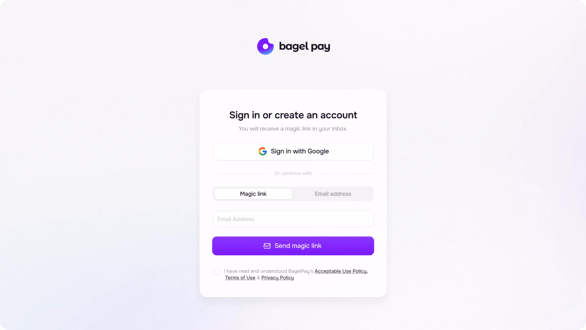 BagelPay showcase