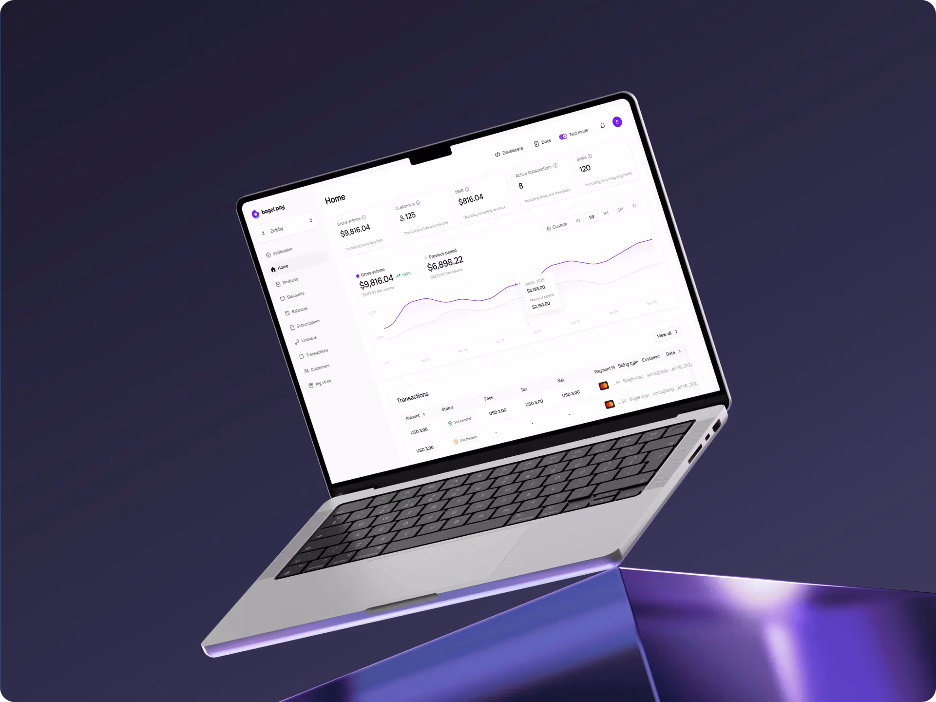 BagelPay showcase