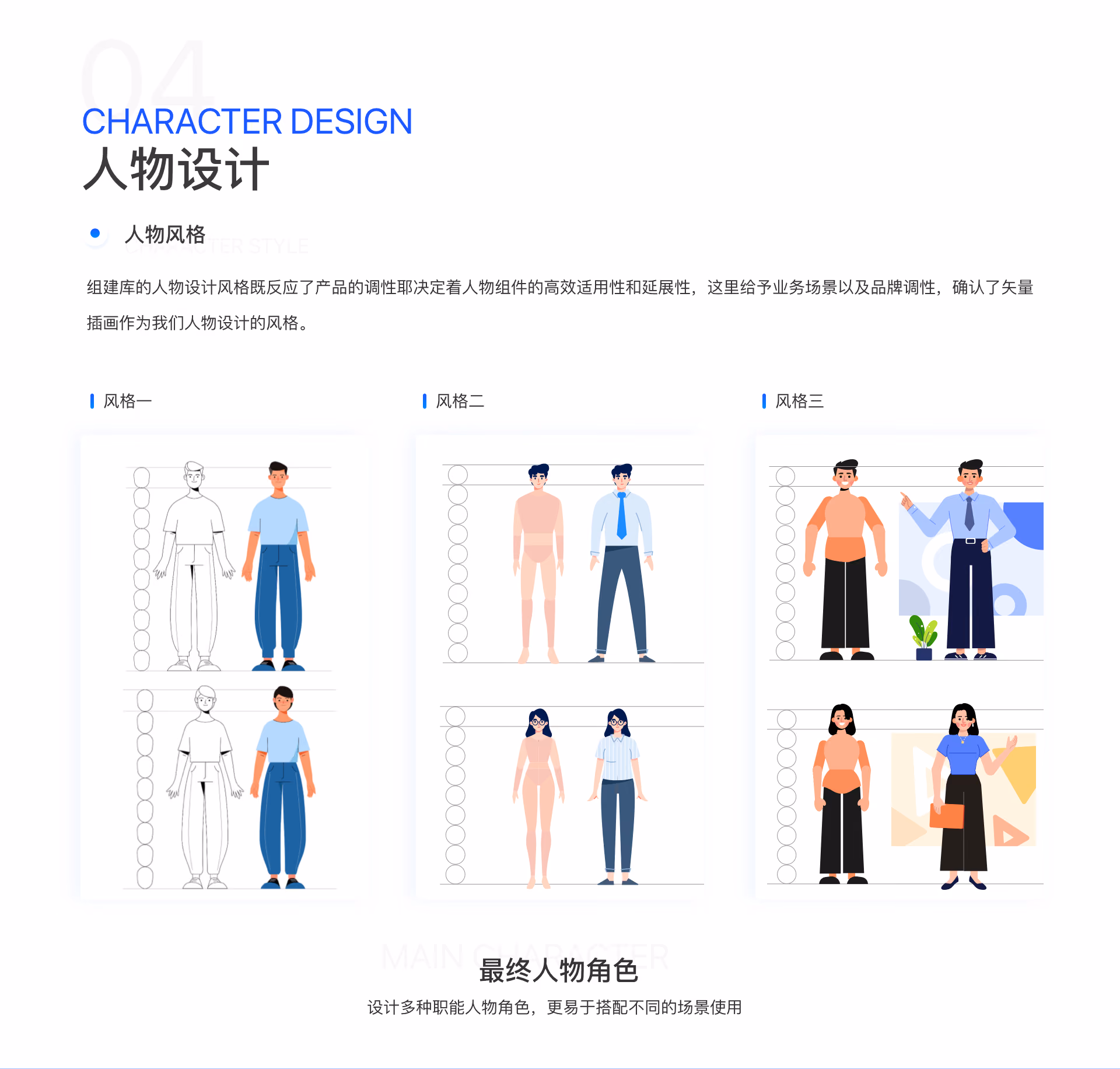 Illustration system scenes