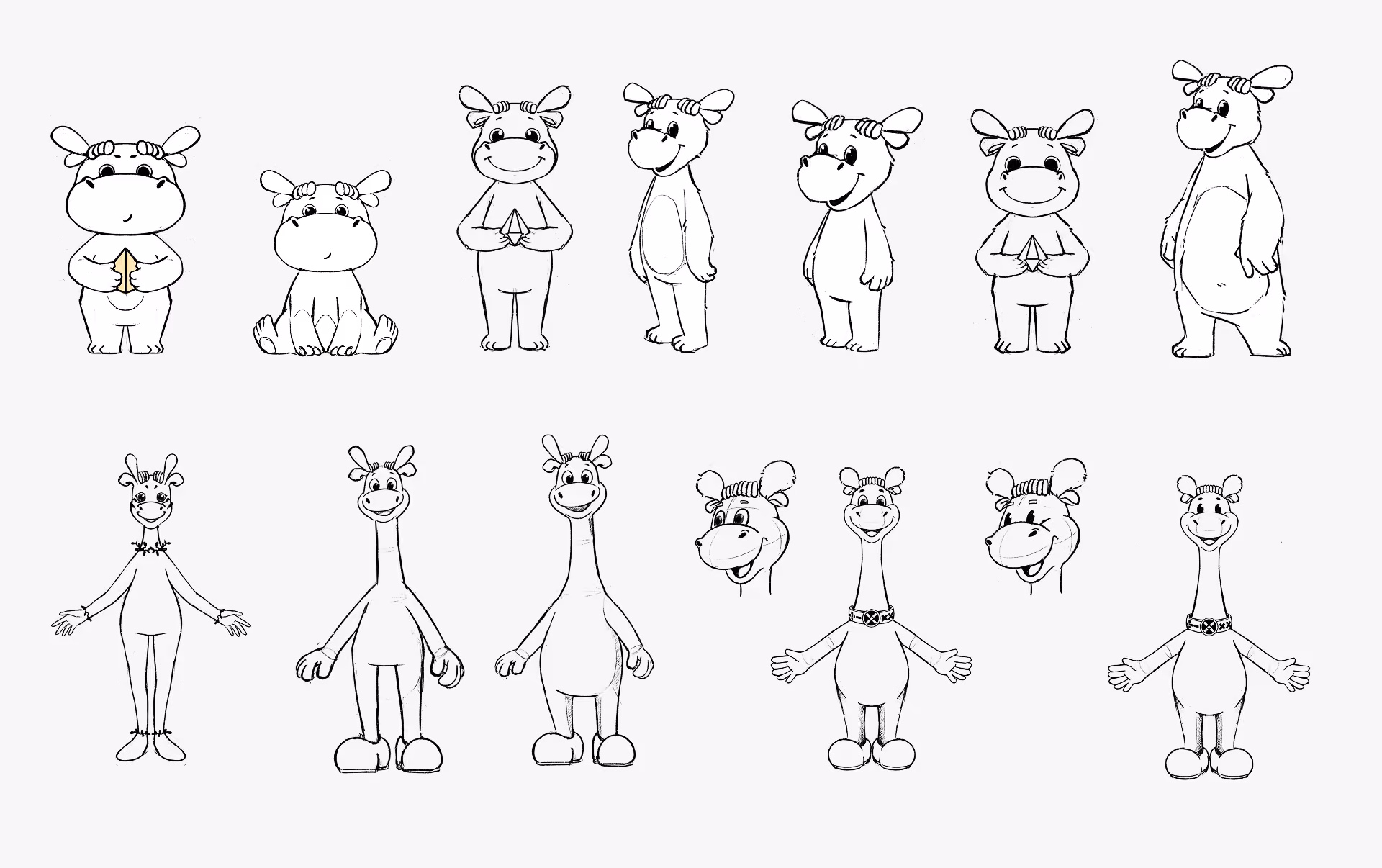 Drama character sketches