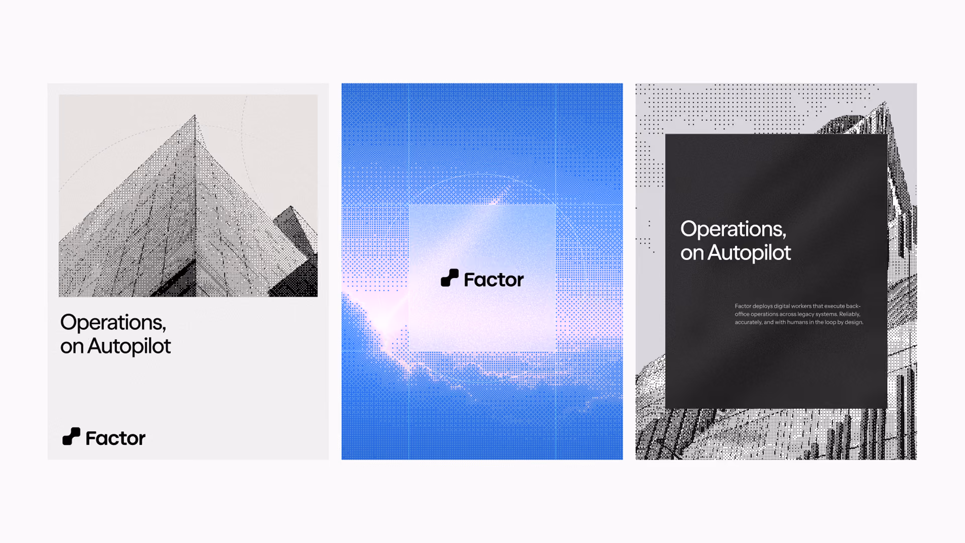 Factor poster system
