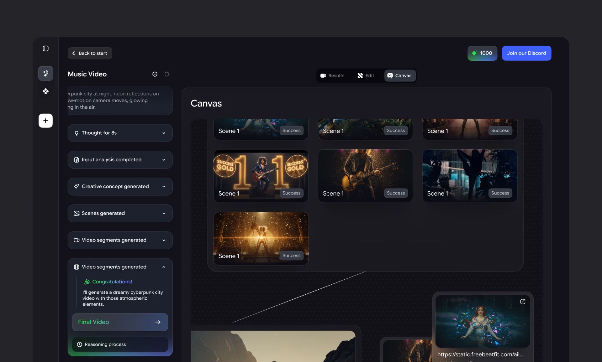 freebeat video canvas