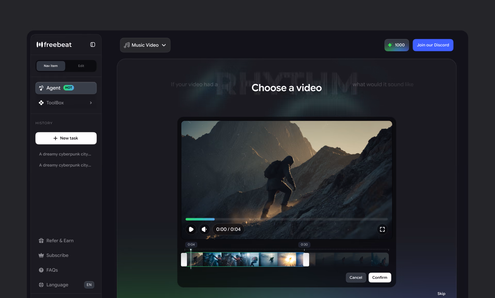 freebeat video picker