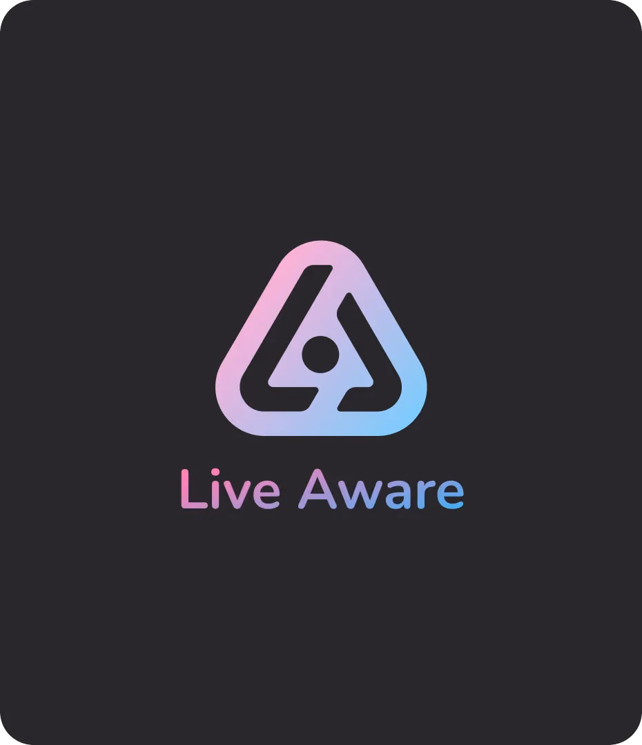 Live Aware wordmark lockup