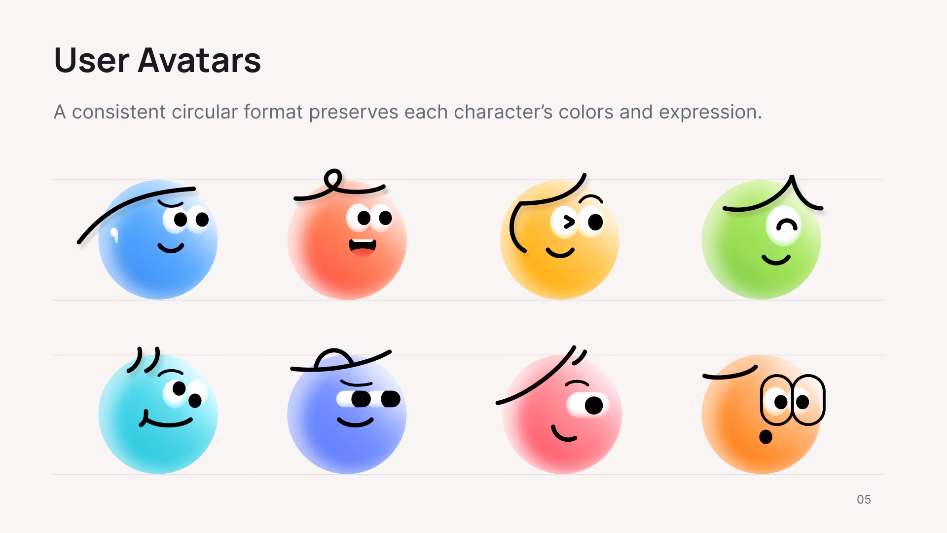 User avatars