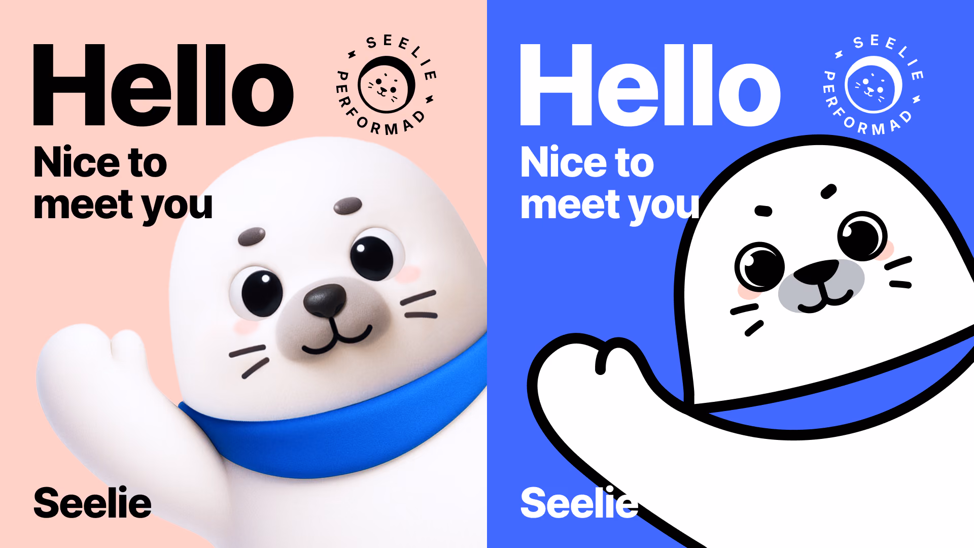 Seelie 3D and 2D greeting