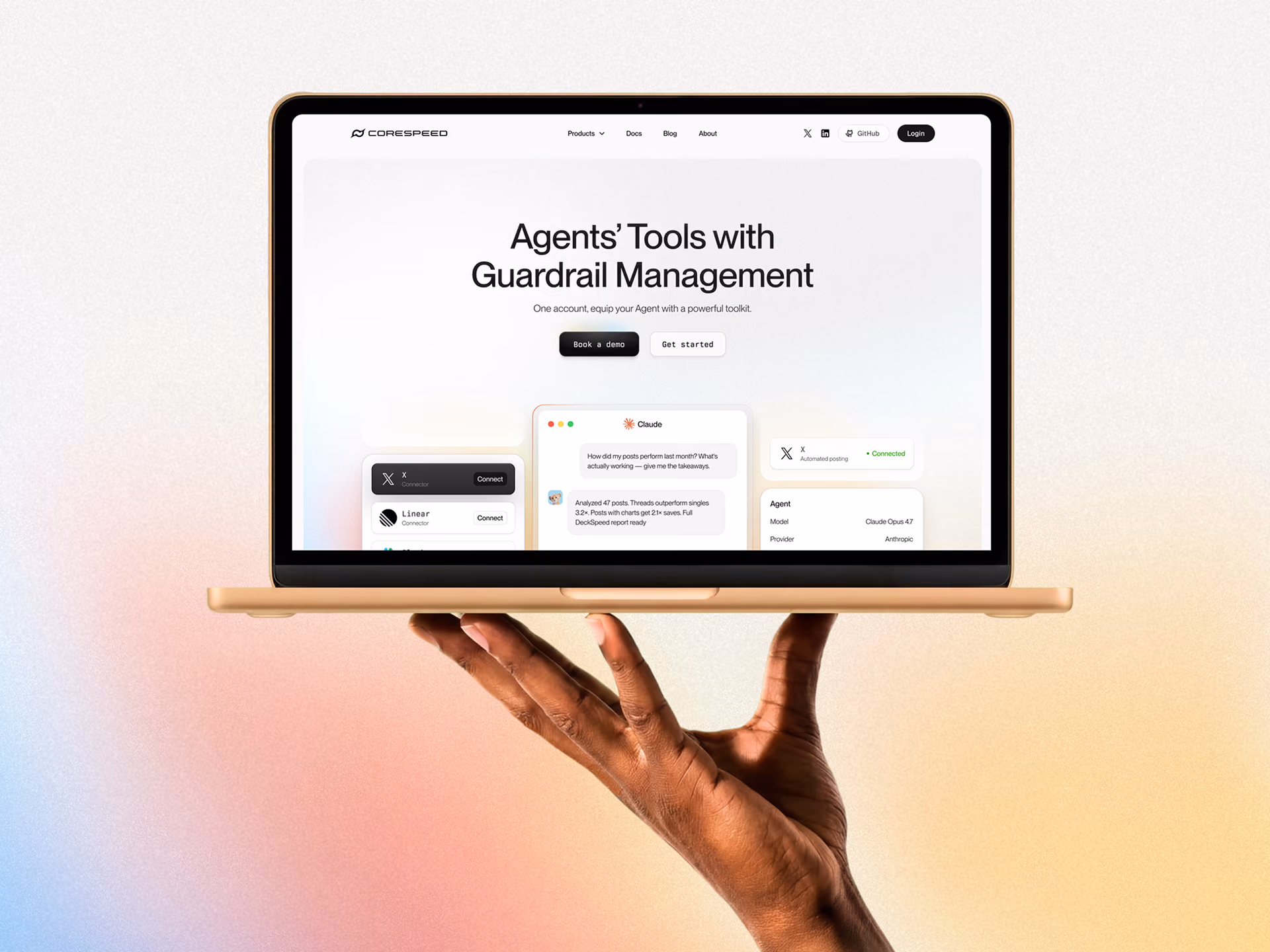 Sarea landing page