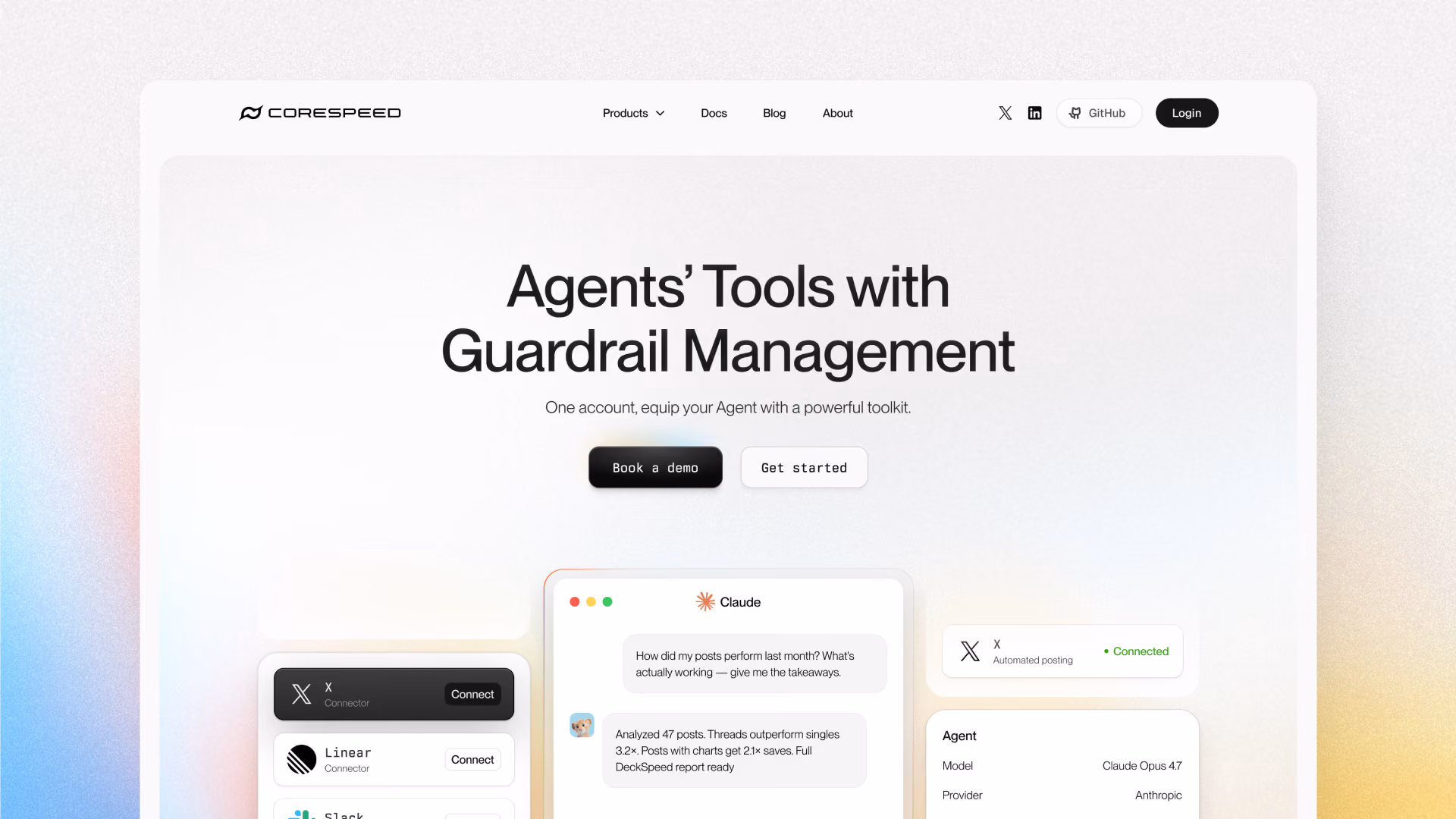 Sarea landing page