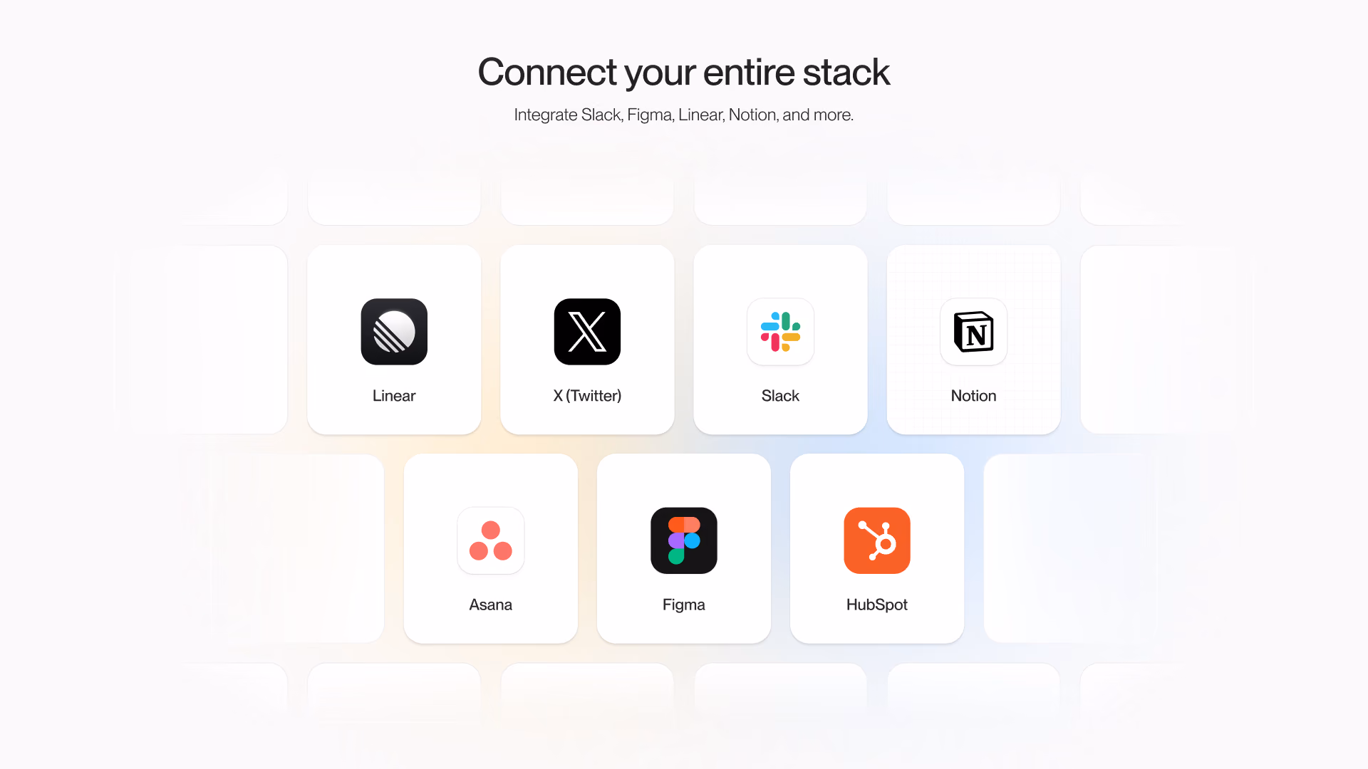 Sarea stack integrations