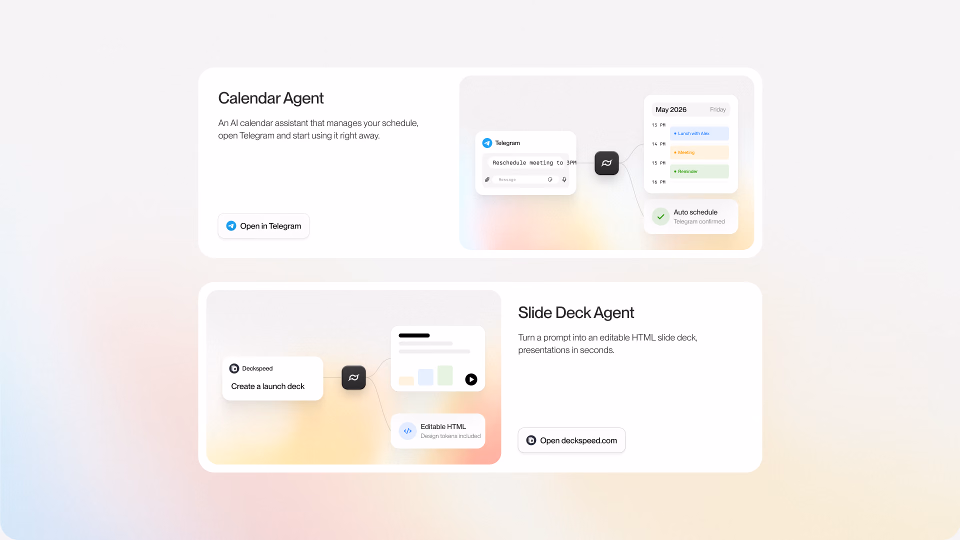 Sarea agent product website